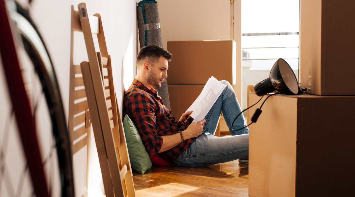 Separation Under One Roof: Father moving into new room